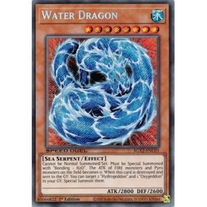 SGX2-ENC01 - Water Dragon - Secret Rare 